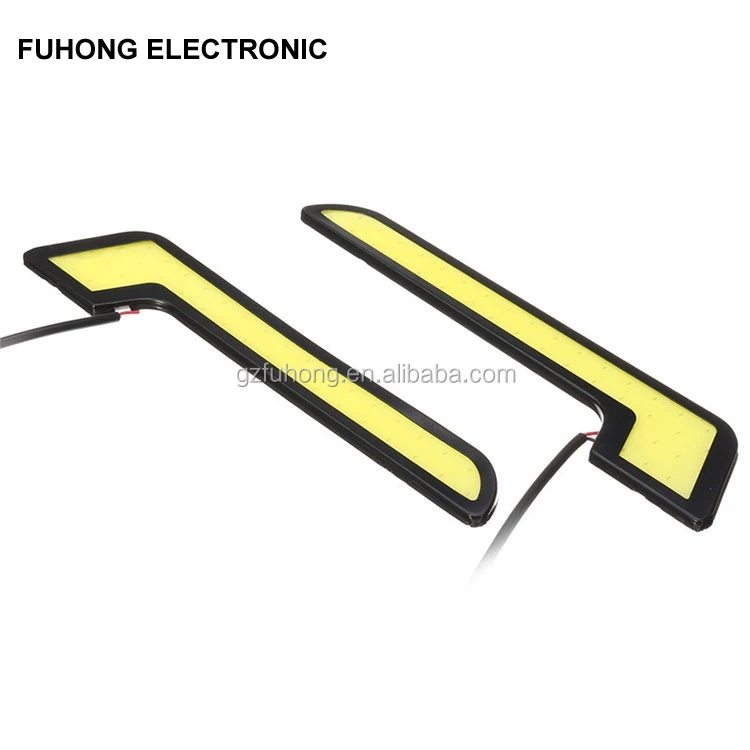 
Super White Waterproof 7 Shape Cob Daytime Running Light DRL 