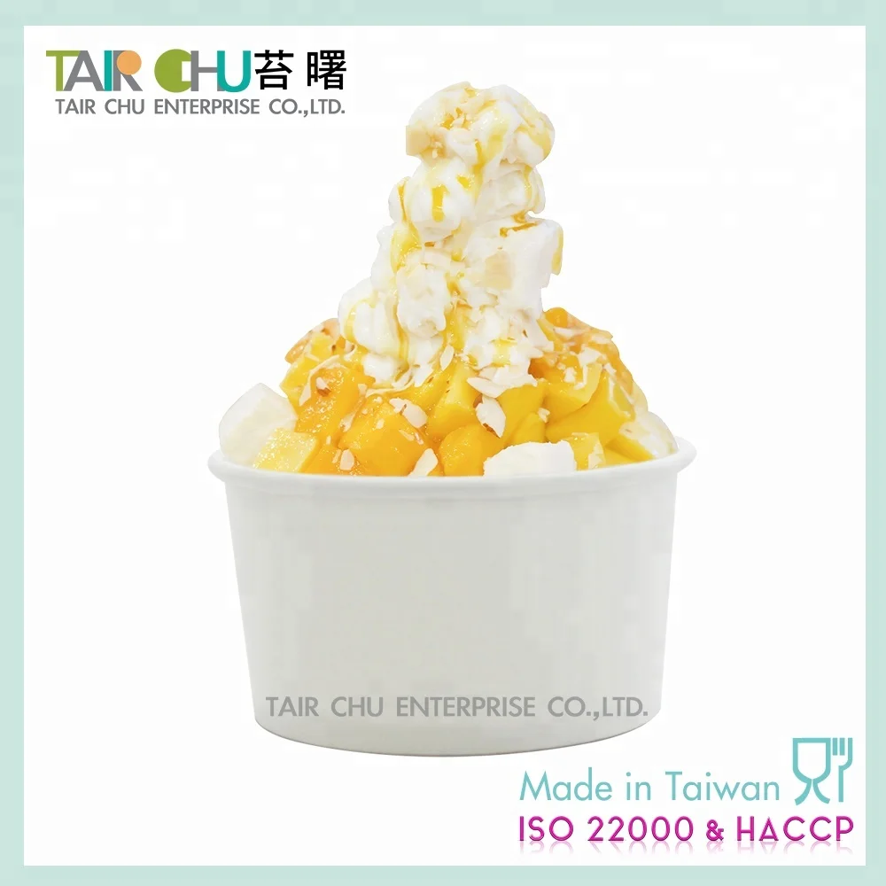 Convenience For Hot And Cold Food 4oz Disposable Ice Cream Paper Cup