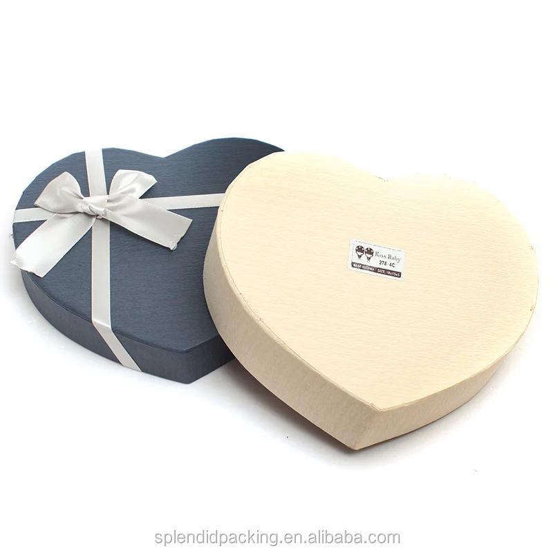 Beautiful Unique Heart Shape Chocolate Box Paper Gift Box For Lover