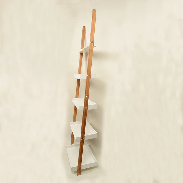 
Home Decor Bookshelf Display Rack 5-Tiers Bookcase Wooden Book Shelf 