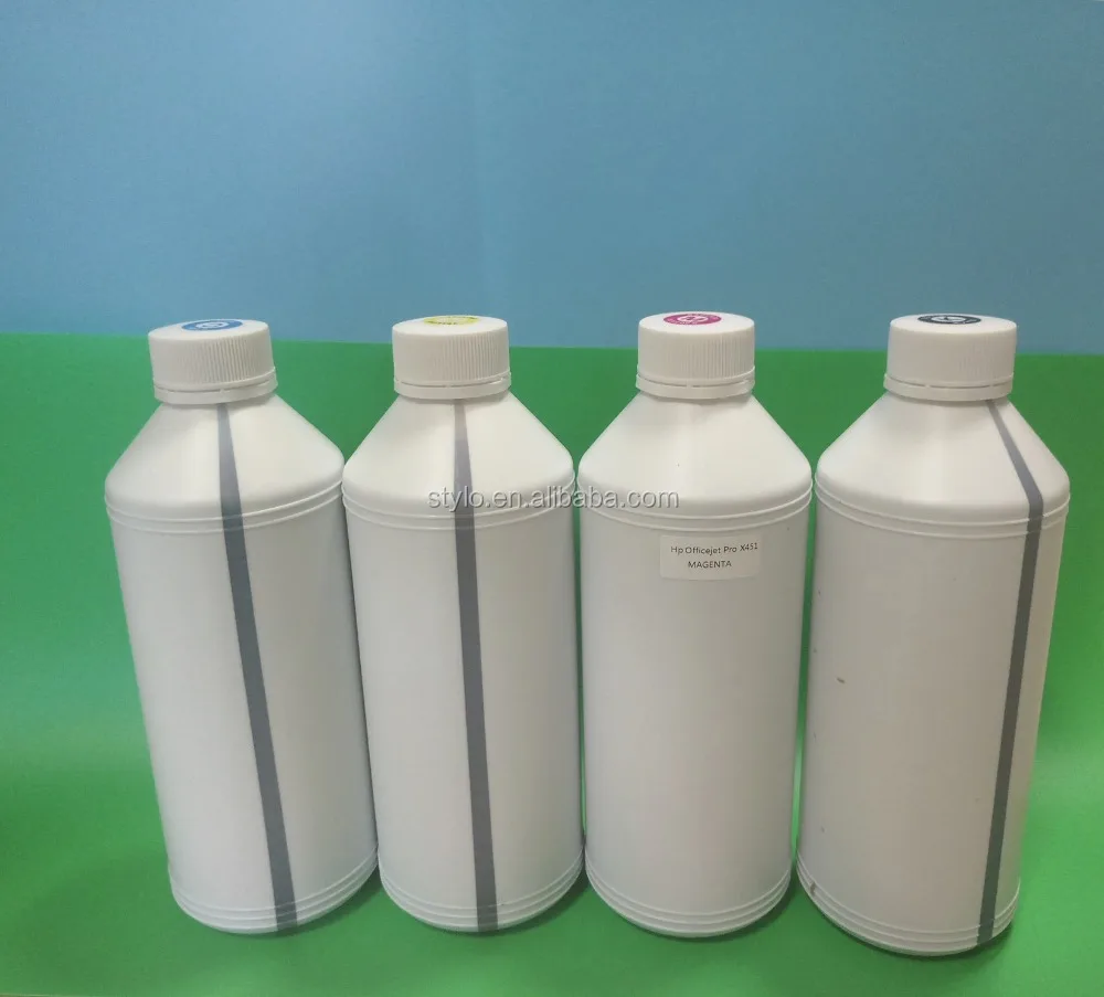 printing ink hp970 hp971 ink cartridge with chip replacement for HP Officejet Pro X451dn/X451dw / X476dn dye ink