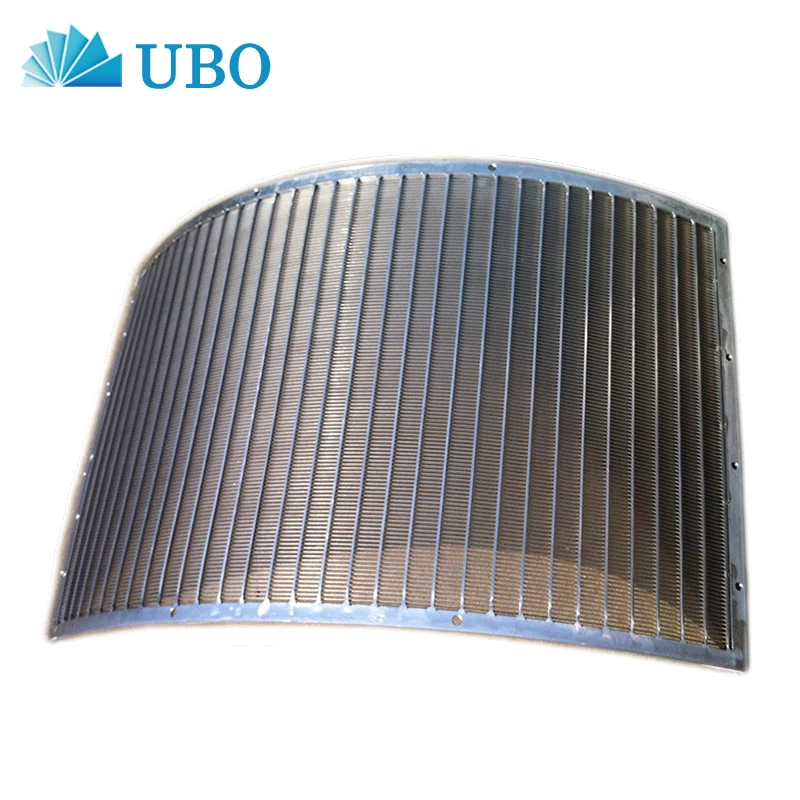 Johnson wedge wire side hill DSM Sieve Curved Screens filter Custom manufacturer