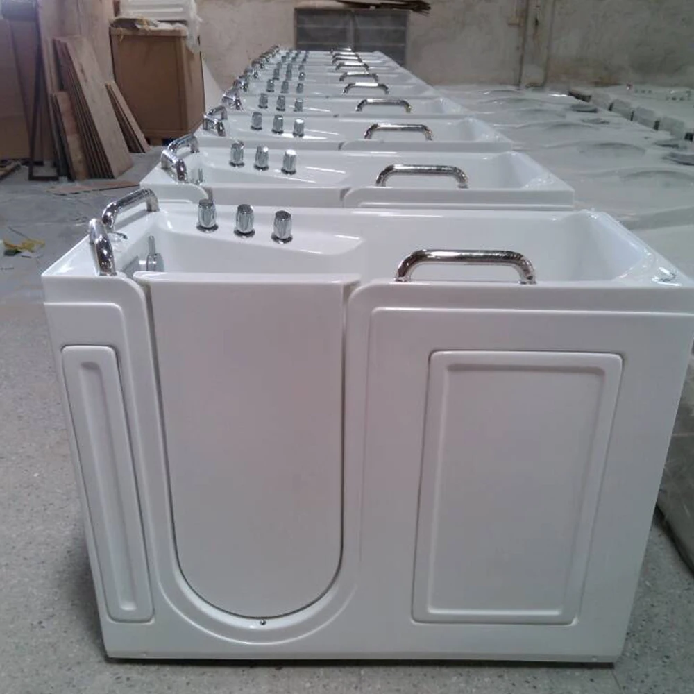 Q373 bath and shower combo safety walk in tub for old people and disable