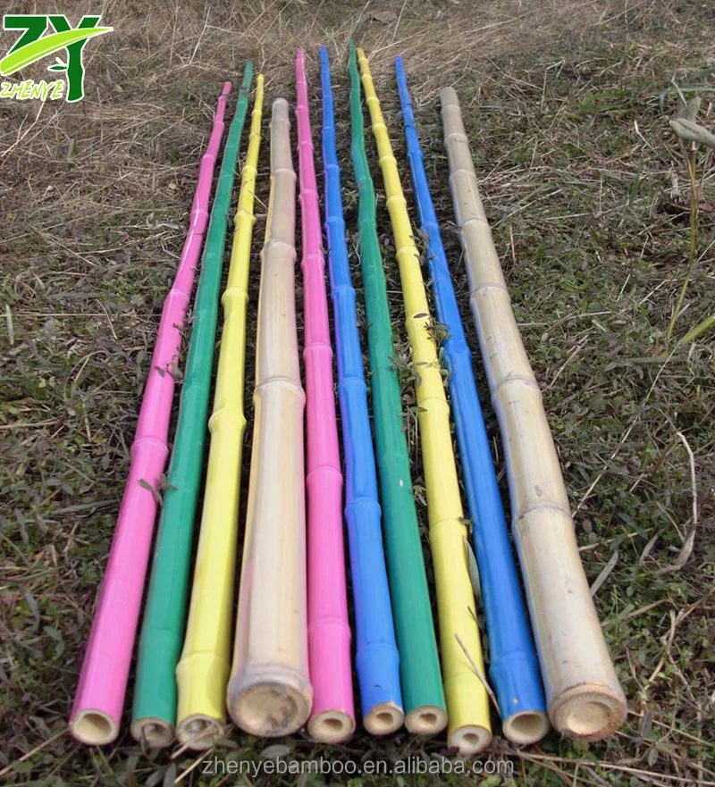 Новинка! ZY-1023 бамбуковые палочки в пластмассовым покрытием бамбуковых палок с пластиковой трубки крышка пвх пальто из бамбука