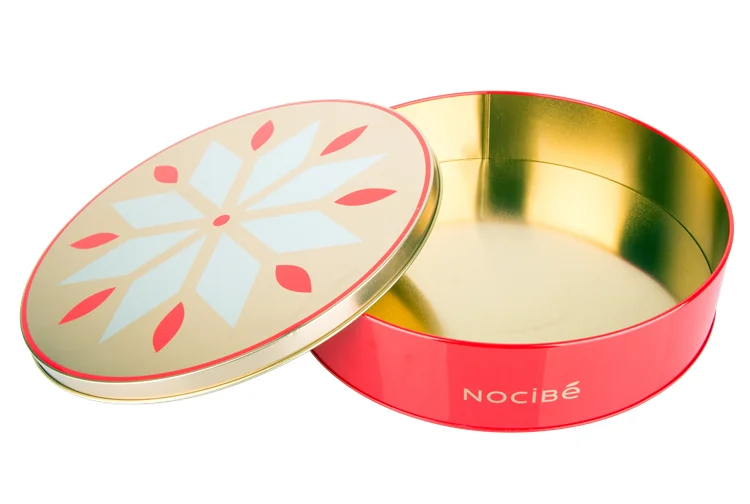 Empty High Quality Custom Tin Cans Metal Tin Can for Candle Tin Box Gold Cosmetic Food PVC Mirror Cookie Tinplate AI or PDF