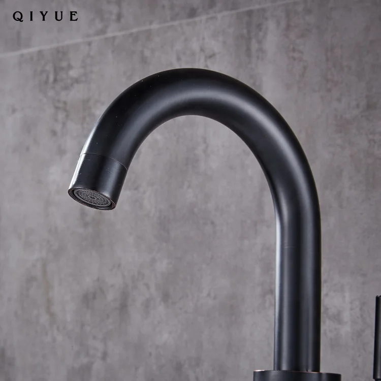 Hot selling made in China ORB matte black color SS304 wash basin faucets water mixer tap