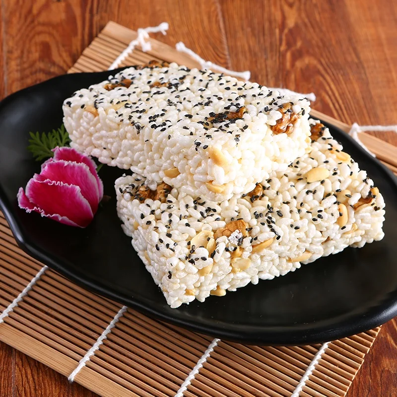 
Zhimaguan Chinese Delicious Food 300g Sweet Rice Cracker With Walnut Peanut 