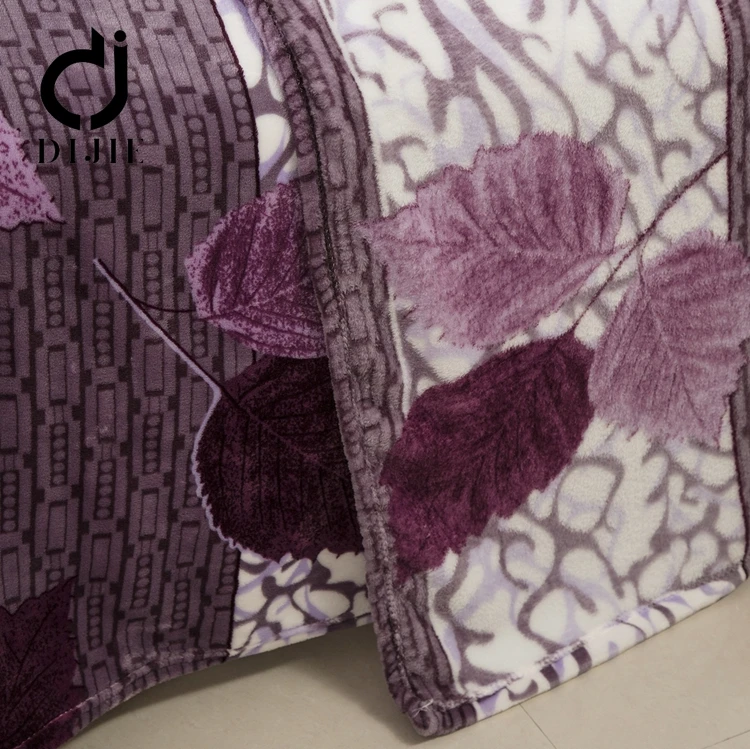 Wholesale popular microfiber polyester blanket korean  polar fleece  in stock lots