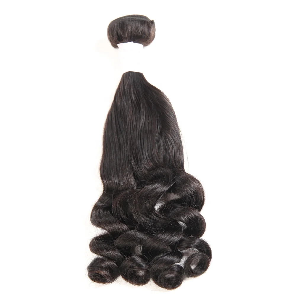 Brazilian Human Virgin Hair Fumi Bundles,10a Grade Virgin Unprocessed Human Fumi Curl Human Hair Weave