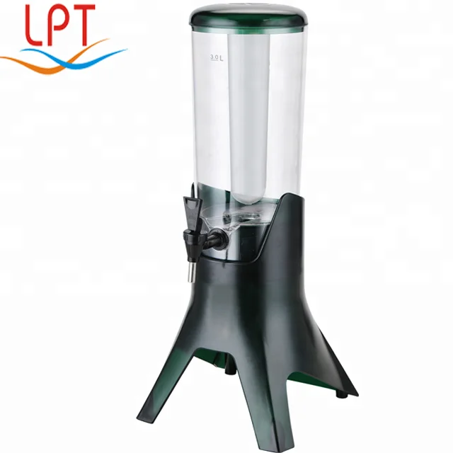 Promotional Draft Beer Tower With Ice Tube Cooling,3l Ice Tube Beer Tower/beer Dispenser