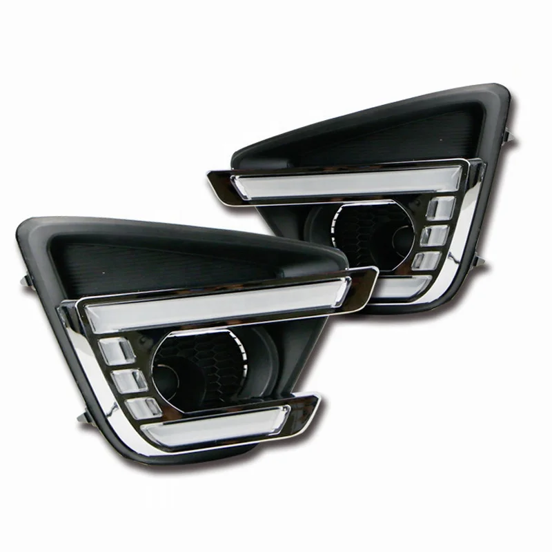 Светодиодные дневные ходовые огни для Mazda CX-5 CX5 2013 2014 2015 2016, автомобильные аксессуары, водонепроницаемые ABS 12 В DRL Противотуманные фары