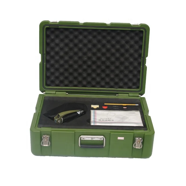 
Waterproof durable plastic computer case with handle 