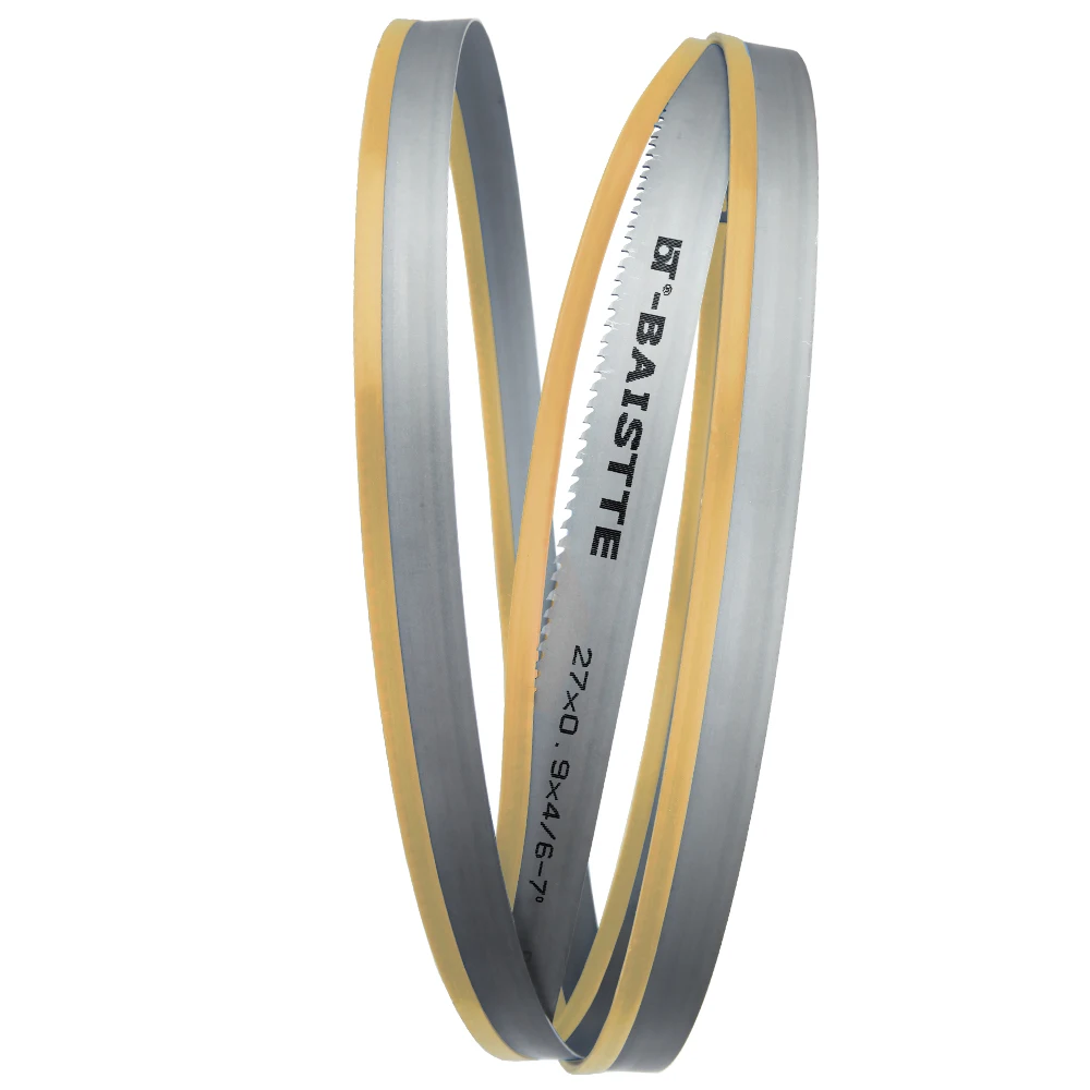 
bT-Baistte high accuracy M42 hss bimetallic band saw blade for swing saw cut stainless steel or Die steel 162