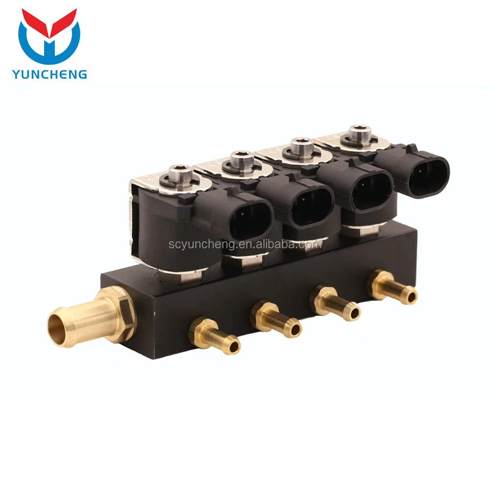 YCI03016 Lpg/Cng 4 цилиндра Conversion Kit Топливная рампа