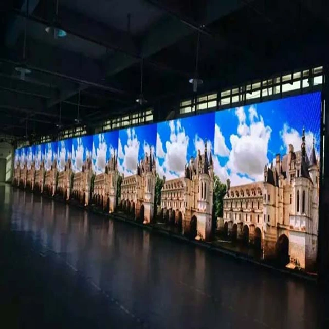 
Indoor/Outdoor large hd video ceiling led strip video wall screen on sale 