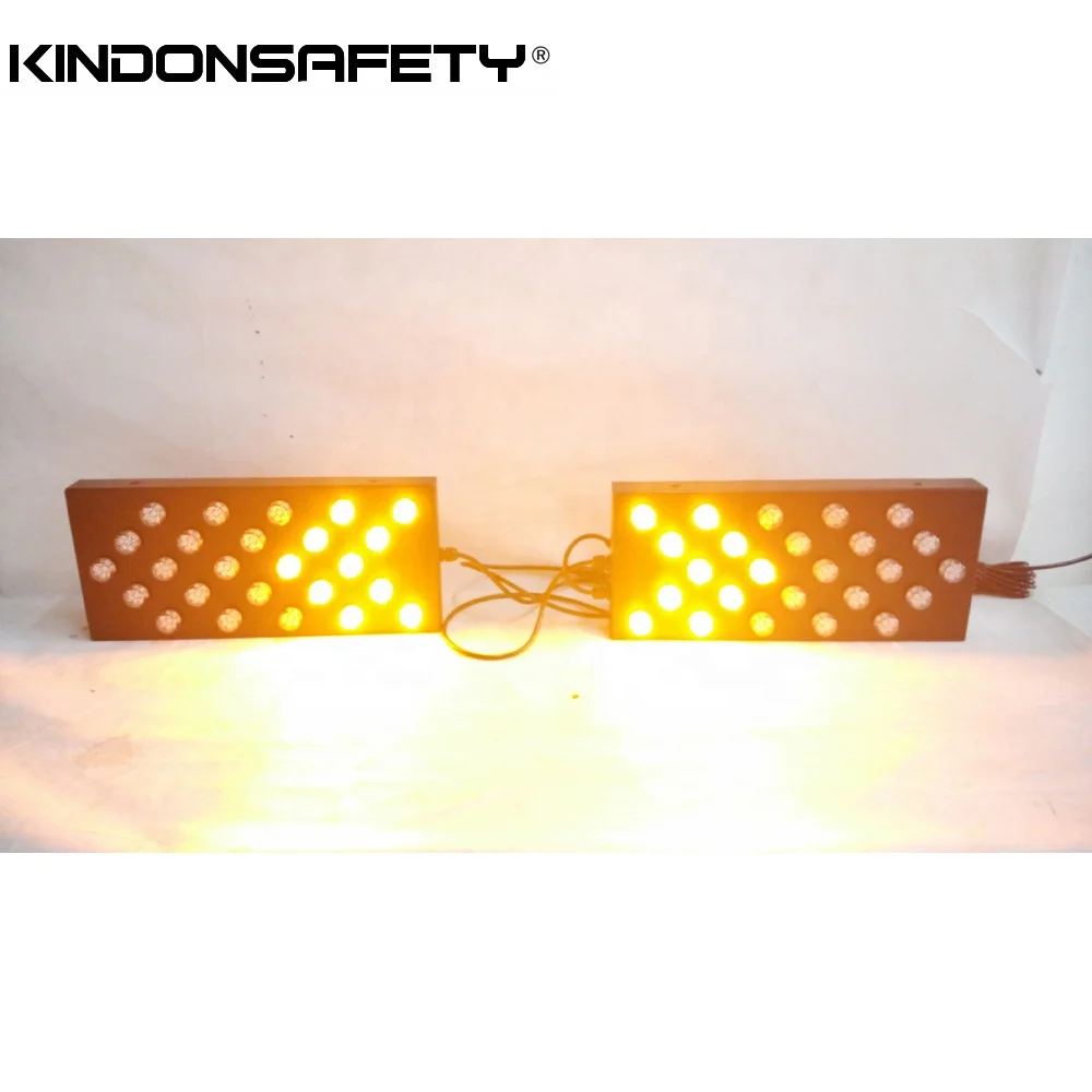 400mm LED Signal Boards Directional Traffic Advisor Lights Arrow Sign Light roadway safety yellow 12V or 24V