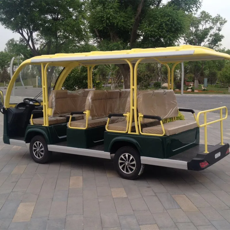 11 person solar electric bus with CE certificate