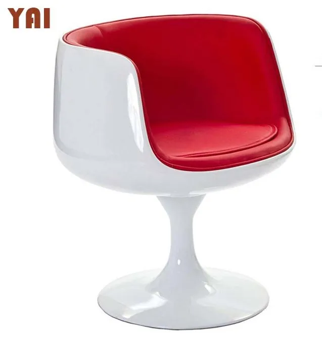 Upholstered Dining Wine Coffee Fabric Swivel Fiberglass Different Colors Nordic Leisure Dining Room Velvet Modern Cup Chair
