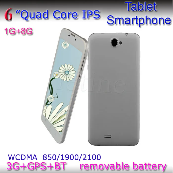 Phablet 6 дюймов кадров в секунду экрана 3g врачей бт mtk8382 четырехъядерных процессоров android смартфон 1gb/8gb