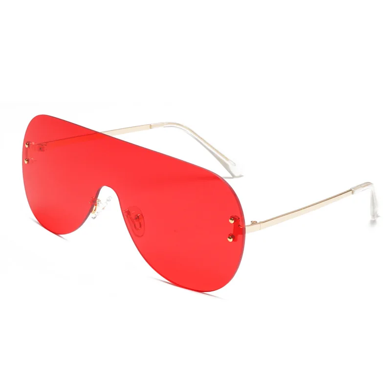 2021 New Fashion High Quality Unisex One Piece Lens Oversized Sunglasses