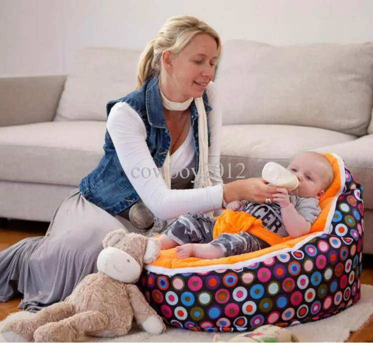 MZ017 velvet infant bean bag room baby bean bag