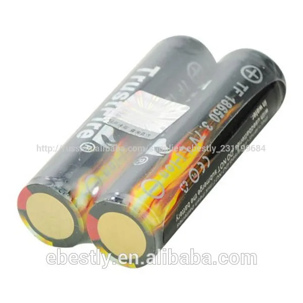 Trustfire 18650 с печатного 3.7v 2400 мач li ion аккумулятор плоские или резкого