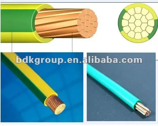 1.5mm ПВХ изоляцией электрический провод одноядерный 2,5 мм ПВХ изоляцией электрический кабель питания