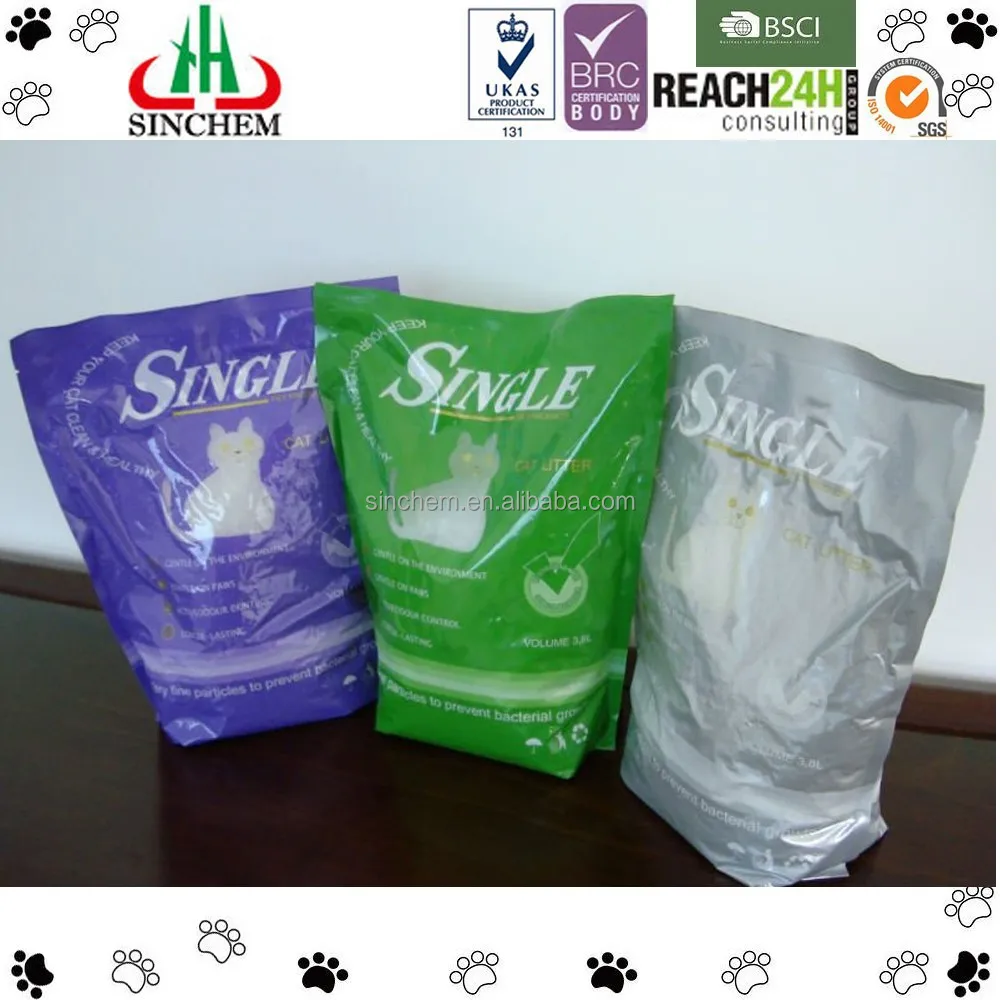 pet toilet product ordor control silica gel cat litter