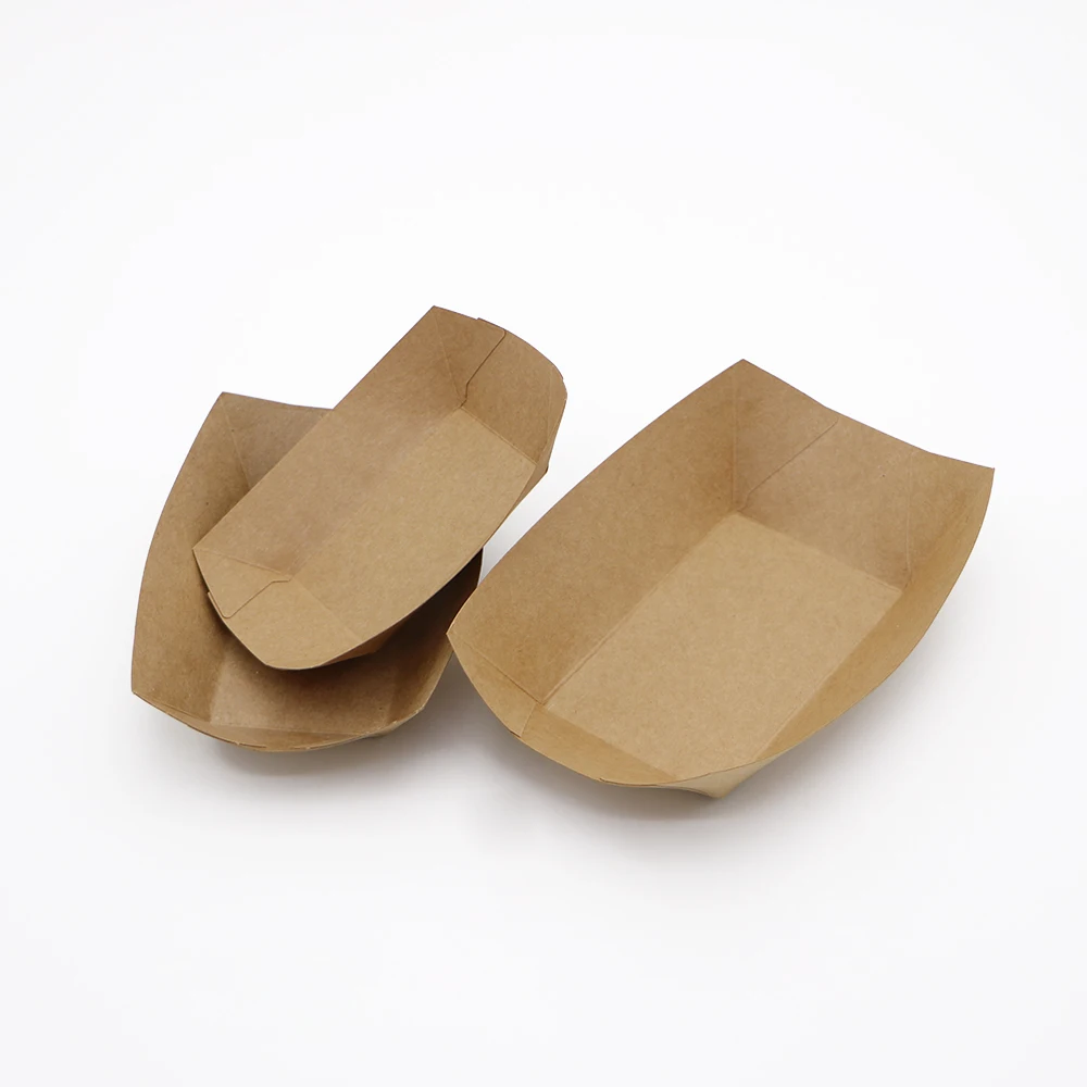 Biodegradable paper food trays for cake packaging