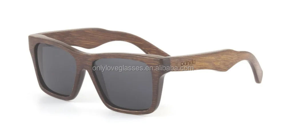 bamboo wooden custom logo sunglasses