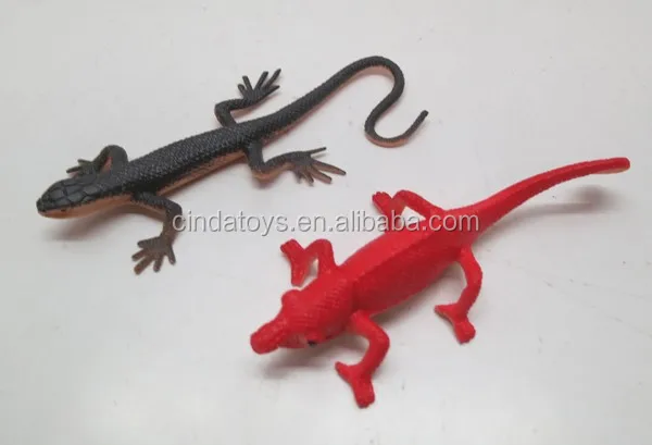 6 Assorted Plastic PVC Toy Promotional reptiles set Incredible Creatures Bearded Dragon