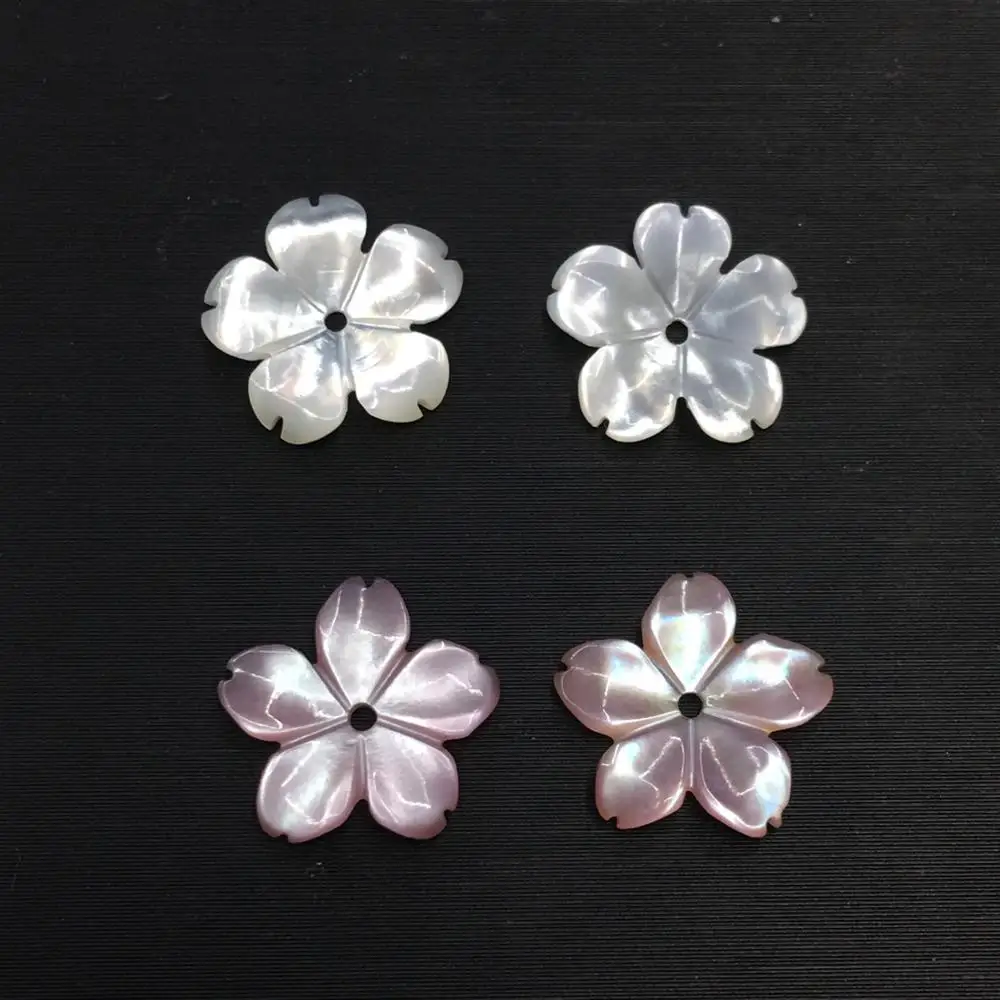 12mm Factory high quality different flower shape pearl sea shell jewelry