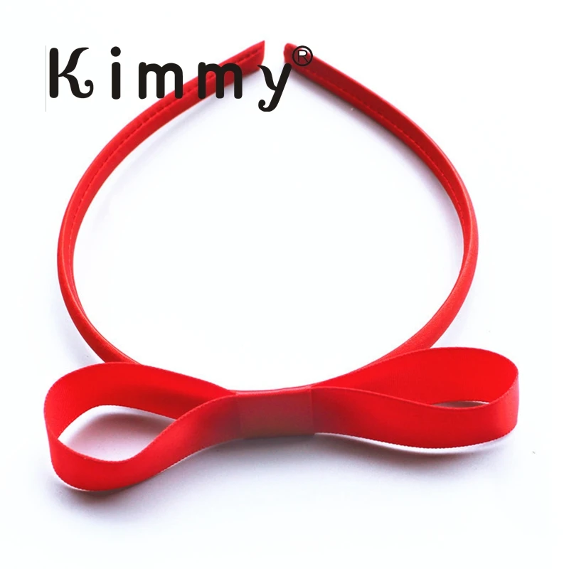 Girls Kids Small Hair Bow Headband Uniform Colours Grosgrain Ribbon head band