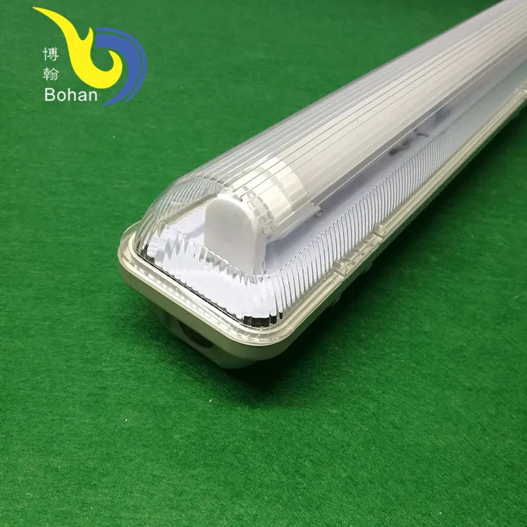 2019 4ft LED Fluorescent Waterproof Lamp Fixture Led IP65 Tri-proof Light T8 Tube