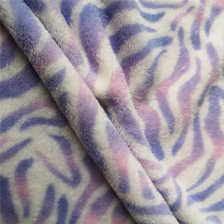 
New product cheap price coral fleece custom printing blanket fabric 