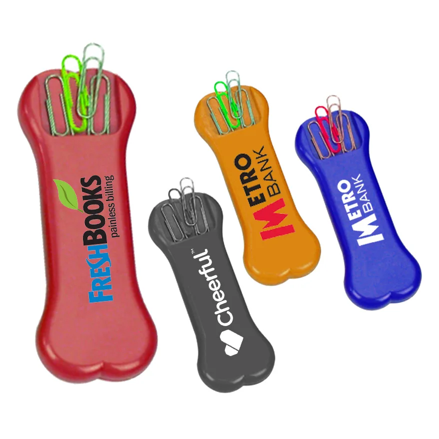 
 Канцелярских принадлежностей неоновые твердые цветные пластиковые кости форма вытащить встроенный магнитный документ Примечание офисном Скрепка компонентов  