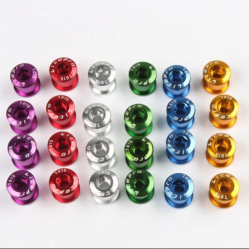 Bicycle Chainwheel Screws 7075 Aluminum Alloy 6.5/8.5mm Double Chainring Wheel Bolt double or single