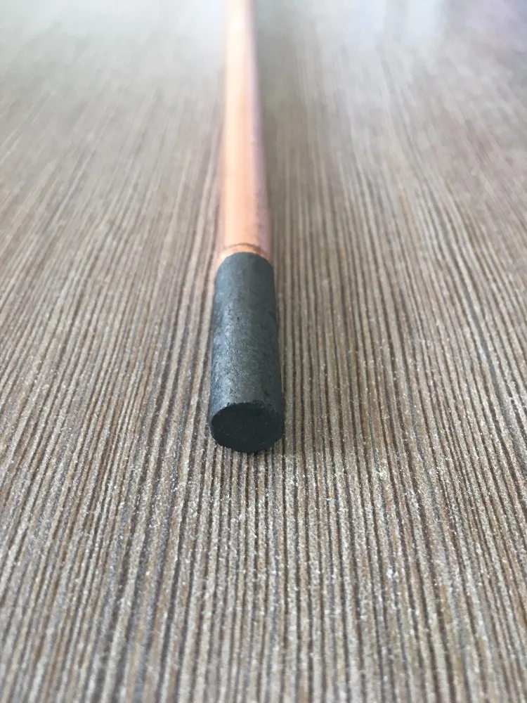 DC copper coated pointed arc air gouging carbon electrode rod 13*305mm