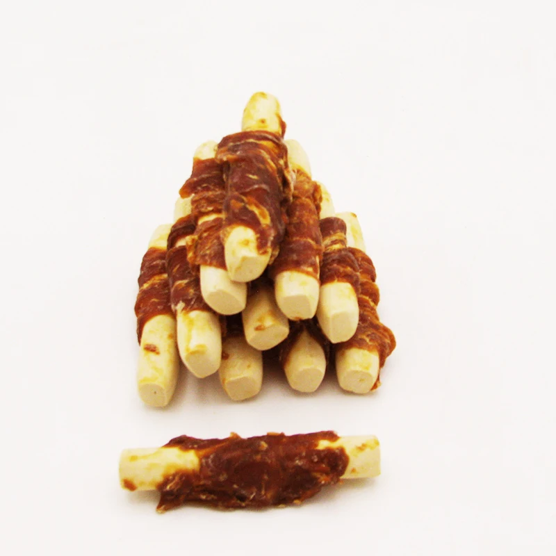 Adult dog real nature dog food Chicken Wrap Cube Dental Bone