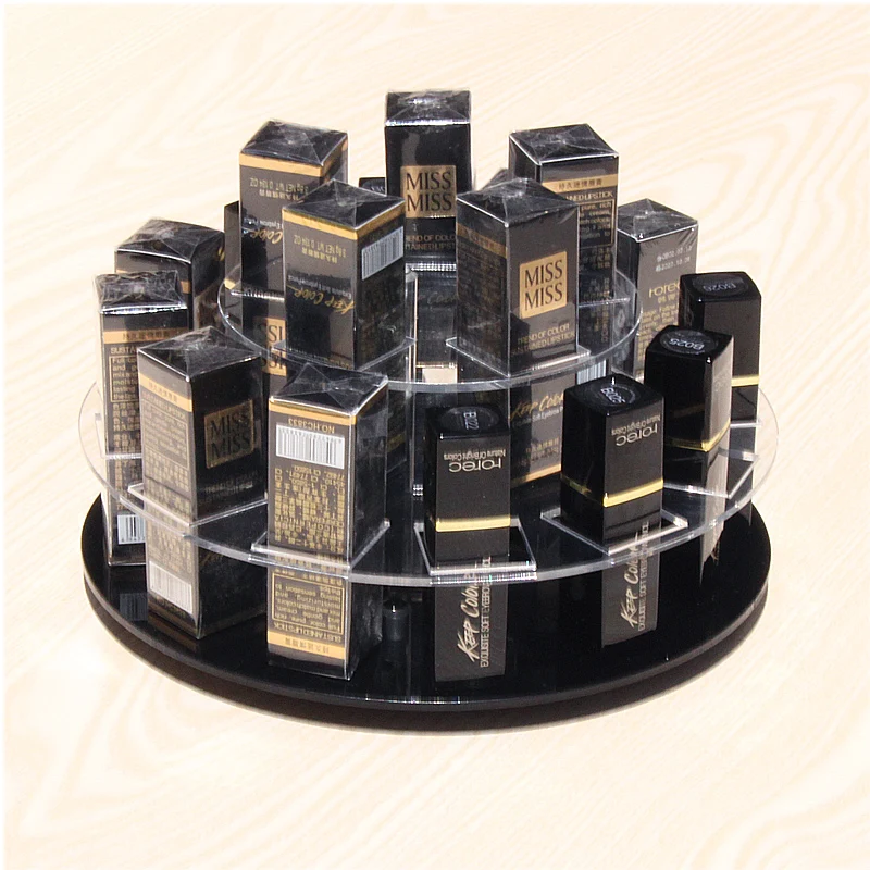 Clear Acrylic Lipstick Loreal Cosmetic Display Stand