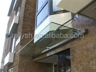 
outerdoor glass canopy/awnings fittings 
