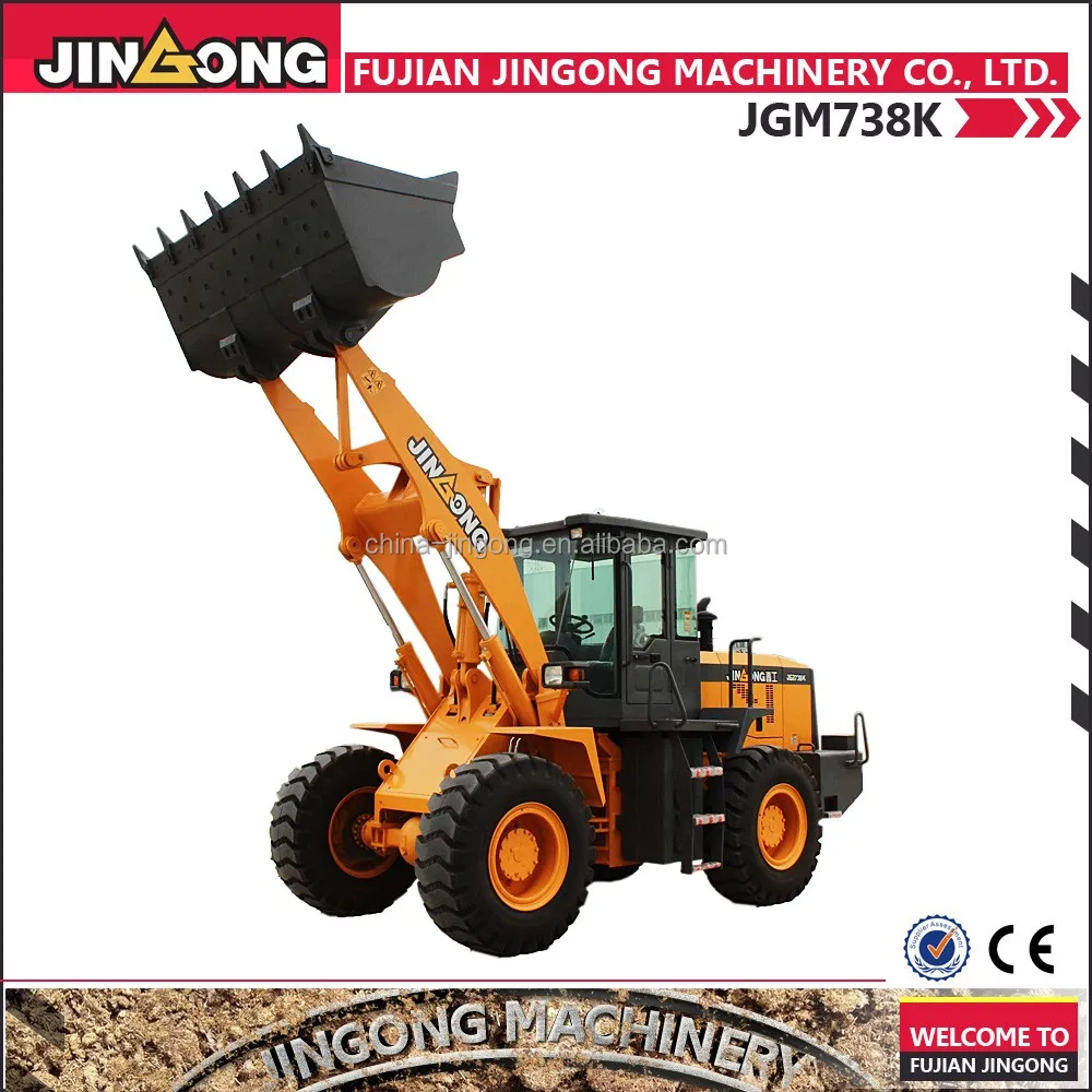 Китайский производитель строительного оборудования JGM738K 3.5 т компактный колесный погрузчик