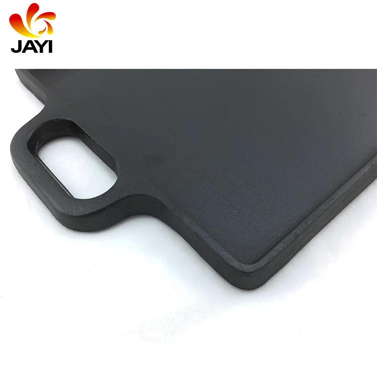 Retains Heat Cast Iron Griddle Pan For Restaurant
