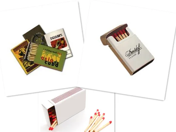 Small Plain Craft Paper Empty matchbook in Bulk Wholesale China Coated Paper, Custom Printing Paper Matches Box With Scratch