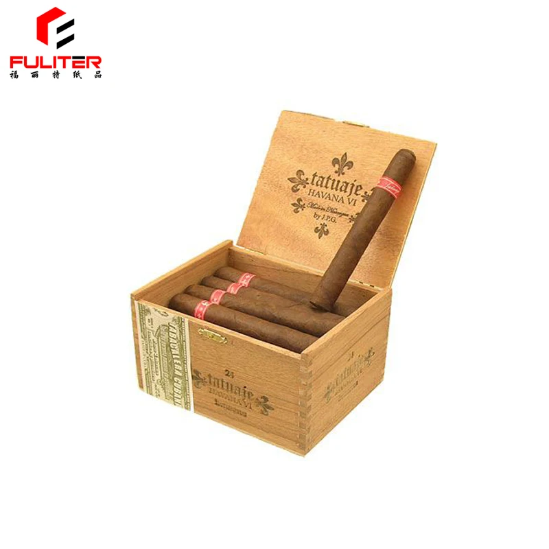 
Custom paint small slide cigar boxes cedar wood 