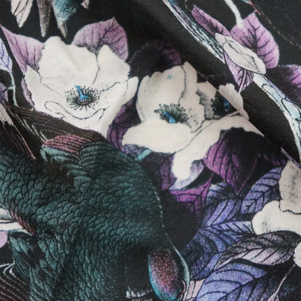 Low moq custom digital printing on mercerized cotton fabric