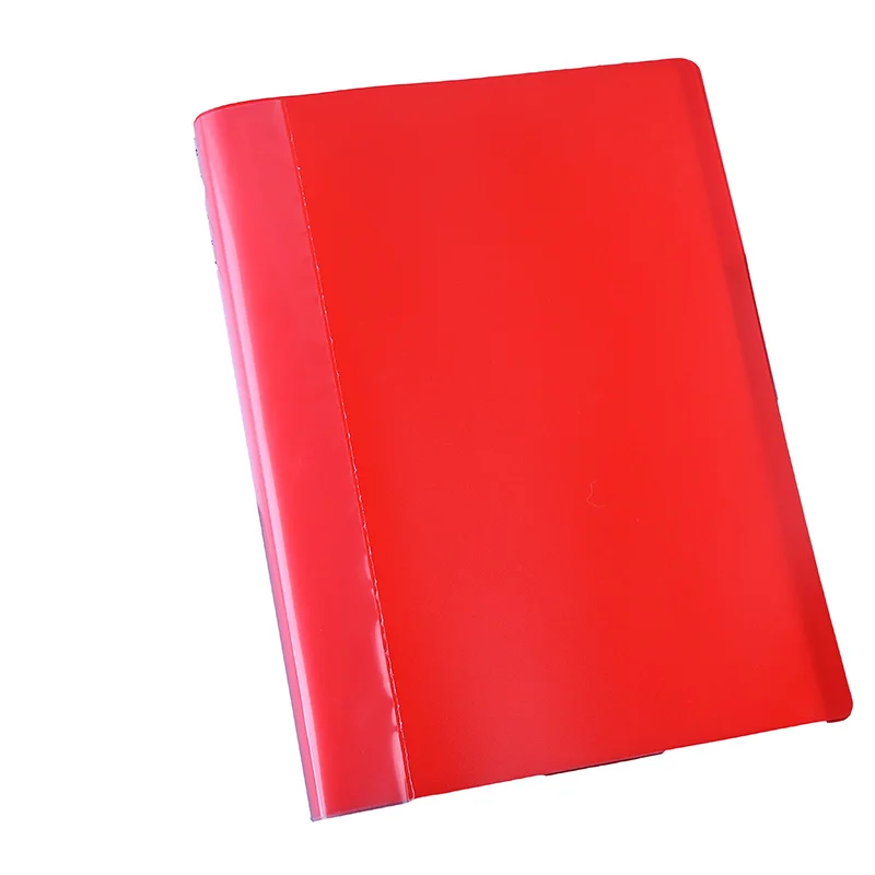 New desgin a4 plastic display book multi pages transparent pp soft file folder