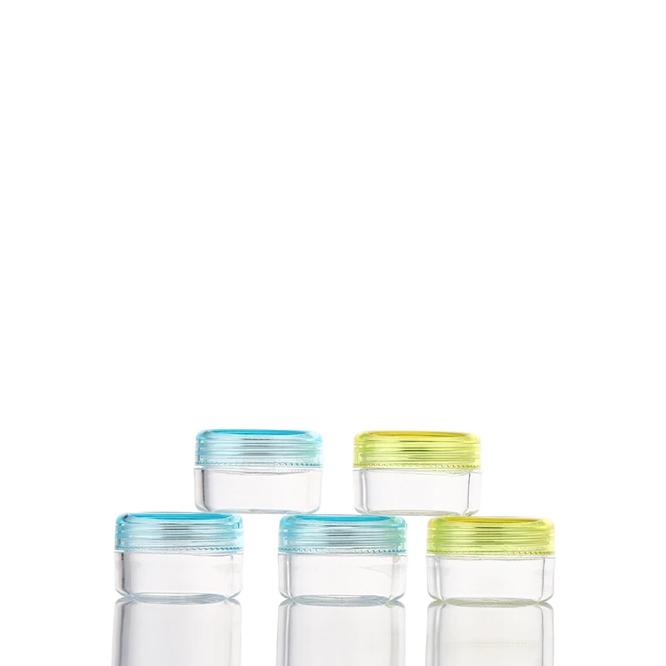 3g 5g 10g 15g 20g 25g 30g 50g cosmetic clear travel cream mini plastic jar