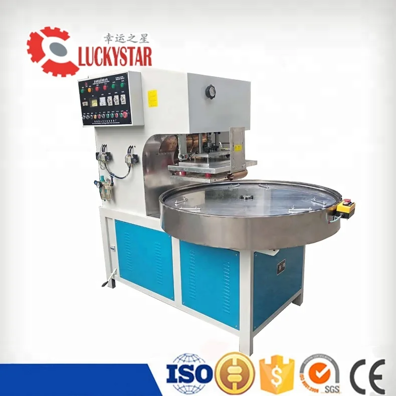 turntable HF welding machine with PLC controlled cheaper price