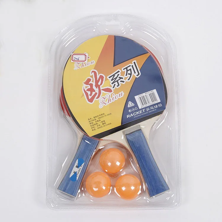 Hot sale good Quality Customized Poplar wood Rubber Table Tennis/Ping Pong Paddle/Racket ping pong set with net wholesale